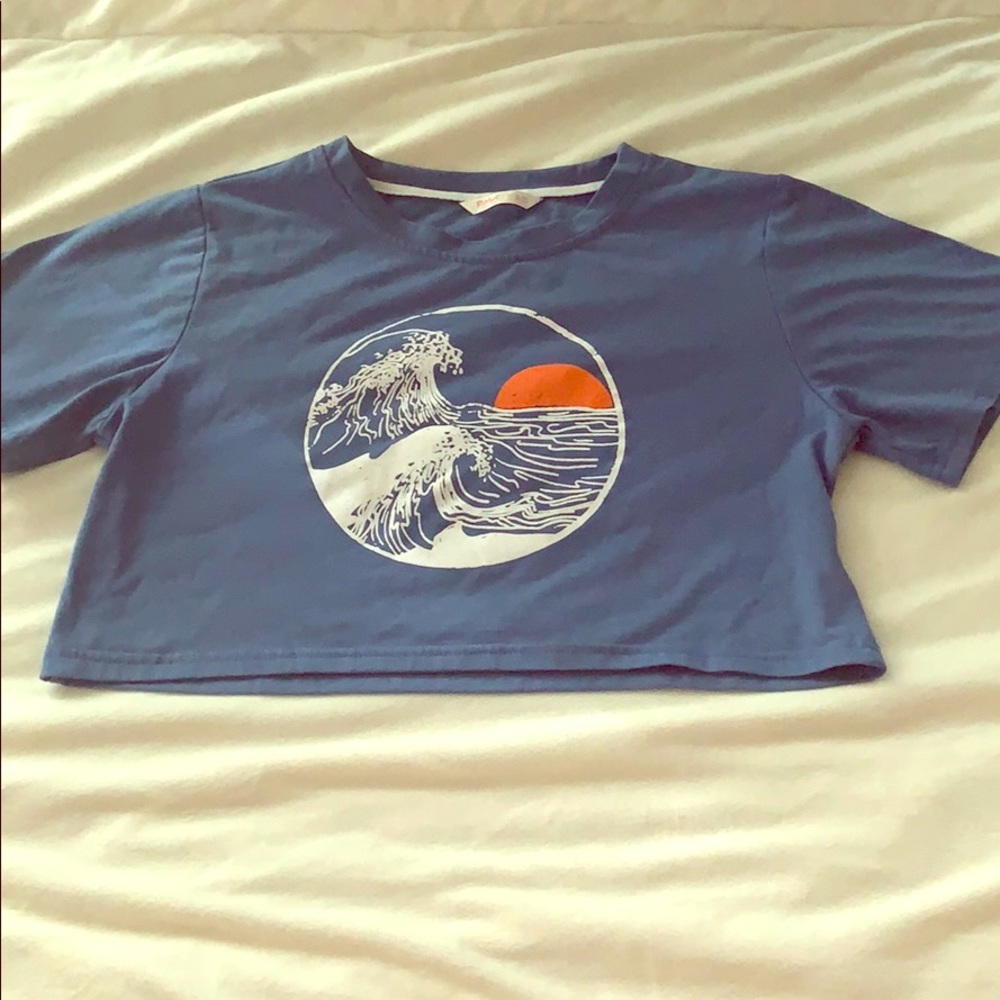 Blue t-shirt